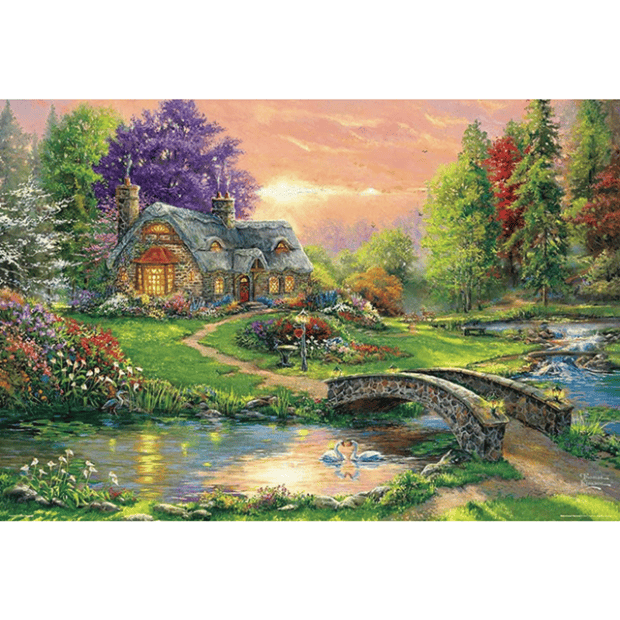 Thomas Kinkade-4-編織幸福的小屋.PNG