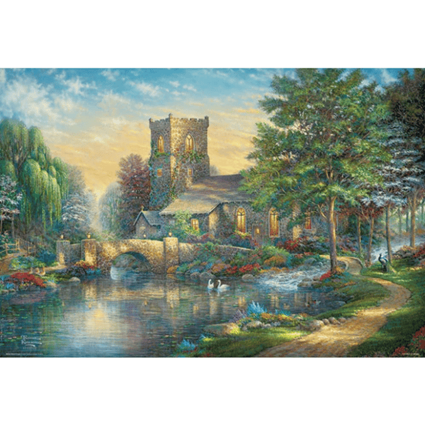 Thomas Kinkade-7-柳木禮拜堂.PNG