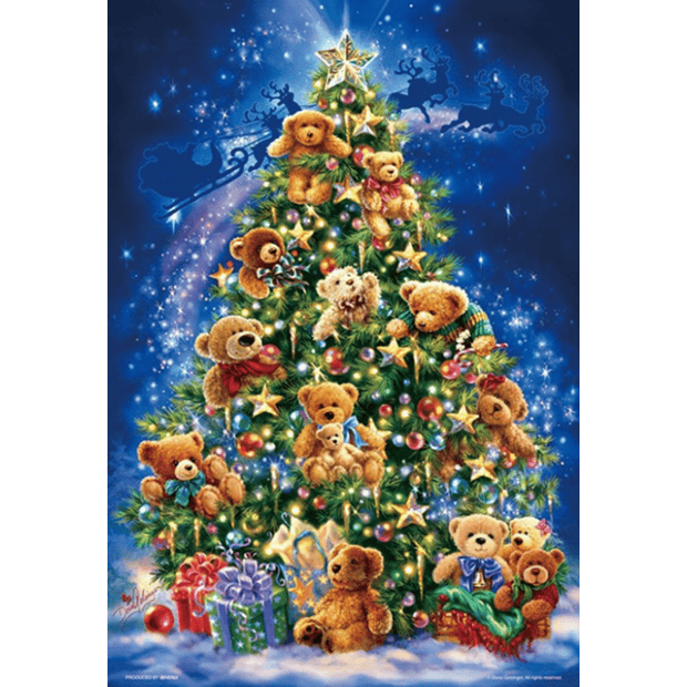 Dona Gelsinger-1-聖誕樹-聖誕節-泰迪熊.PNG