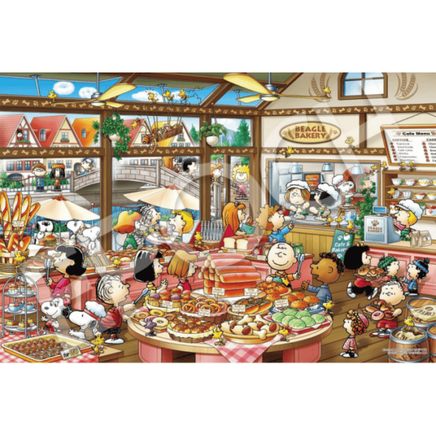 PEANUTS-史努比 米格魯麵包店-Snoopy 迷你拼圖-1.PNG