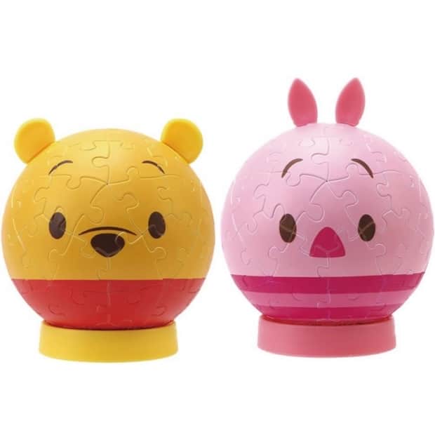 小熊維尼 維尼與小豬 撲滿拼圖