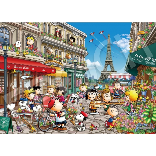 Epoch 3000片 史努比 史努比在巴黎(21-401)Snoopy