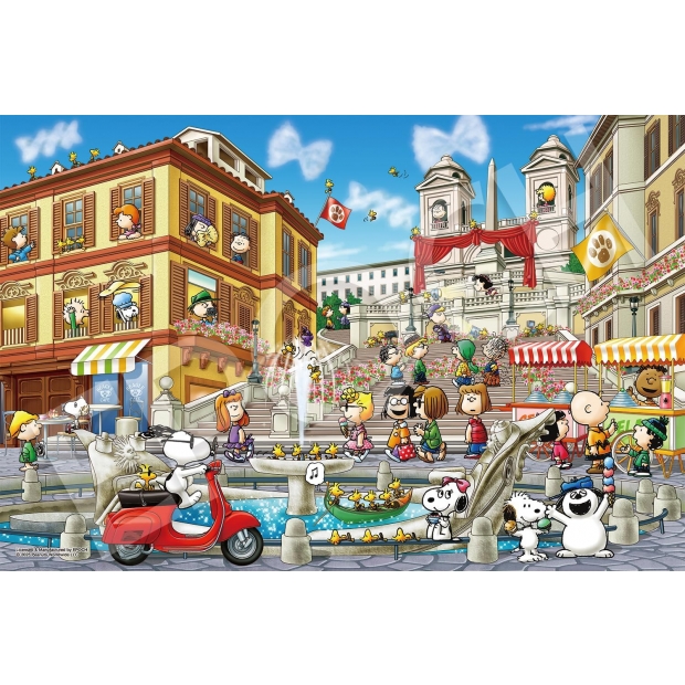 Epoch 1000片 史努比 PEANUTS 史努比在羅馬(12-702s)Snoopy