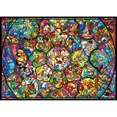 迪士尼公主-10-彩繪玻璃-迪士尼全明星系列.PNG