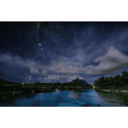 風景-12-紙質-KAGAYA-月夜的南十字星-波拉波拉島.PNG