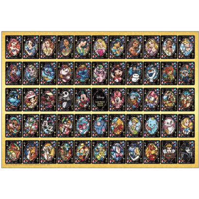 迪士尼公主-13-彩繪玻璃-迪士尼全明星系列-撲克牌.PNG