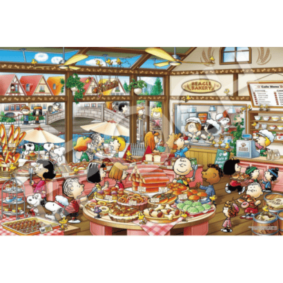 PEANUTS-史努比 米格魯麵包店-Snoopy 迷你拼圖-1.PNG