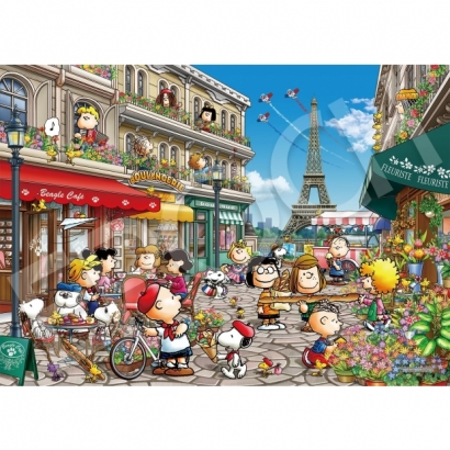 Epoch 3000片 史努比 史努比在巴黎(21-401)Snoopy