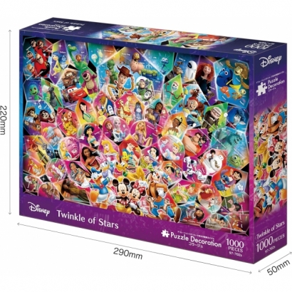 Epoch 1000片 迪士尼_全明星 裝飾拼圖 Twinkle of Stars(97-702s)閃耀